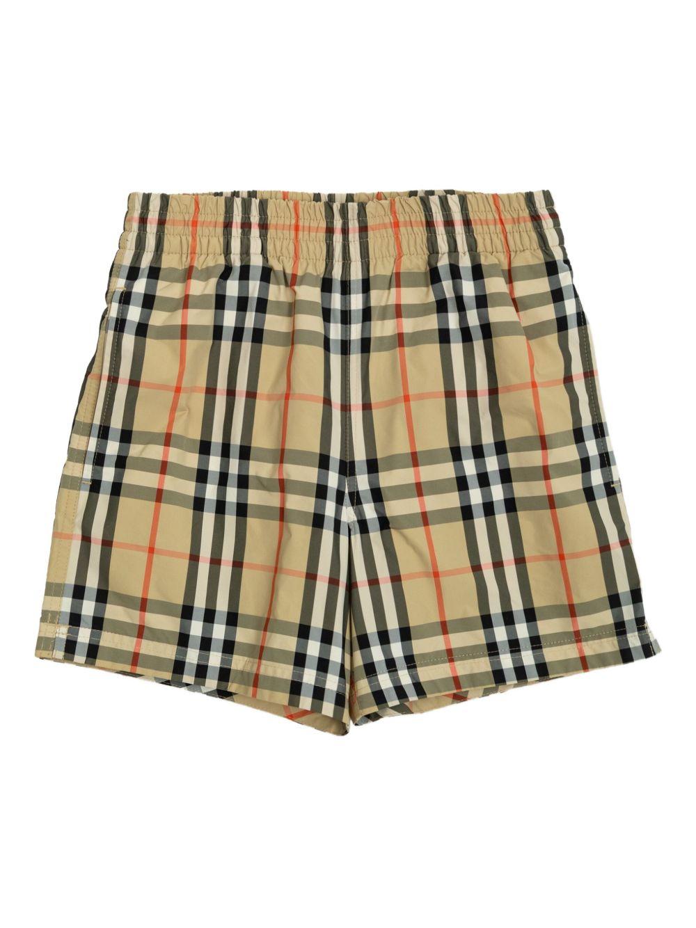 Check Swim Shorts 8117147 B9368 BURBERRY KIDS