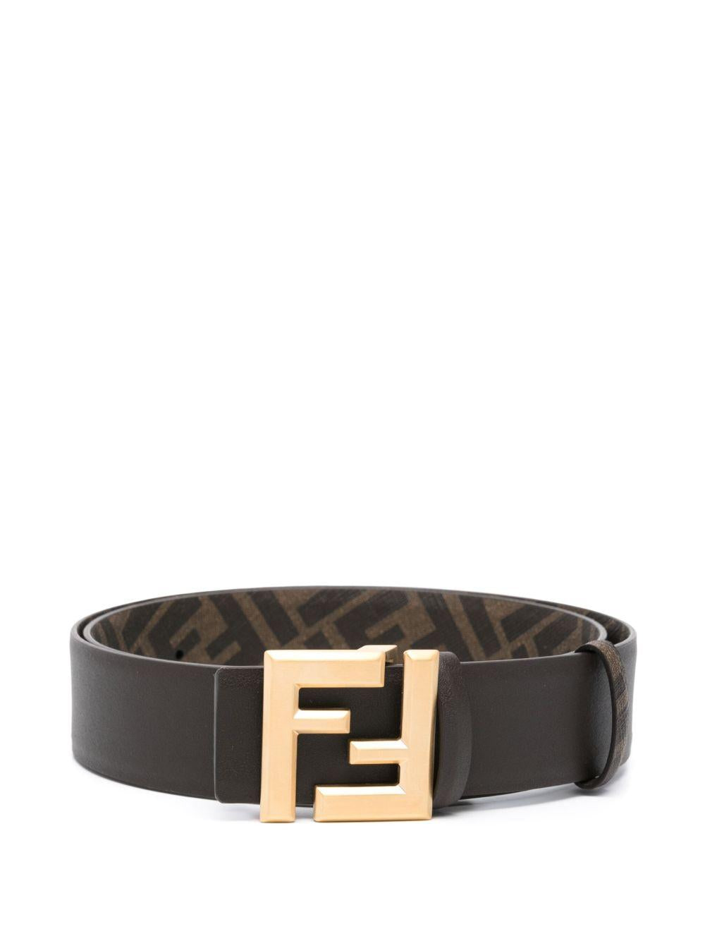 FF Squared Reversible belt<BR/><BR/><BR/> 7C0541 ASIWF1S9U FENDI