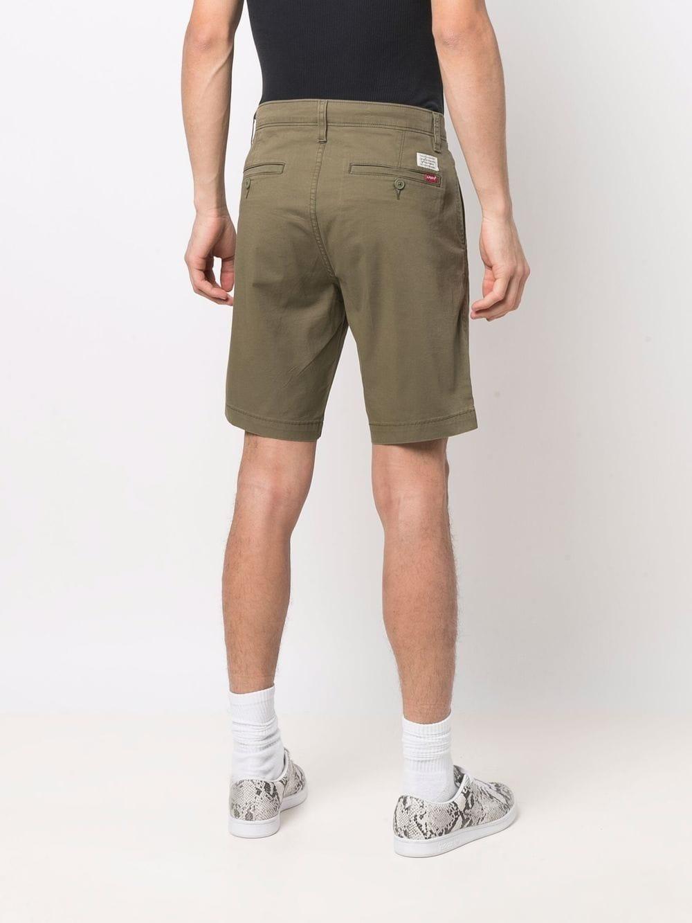 Green slim-cut chino shorts<BR/> 17202 0004 LEVI'S