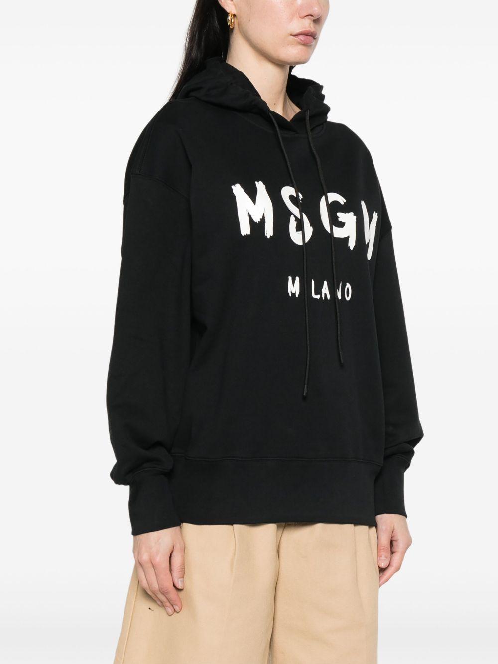 Logo grafiti hoodie 2000MDM515 30000199 MSGM