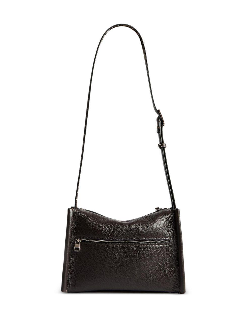 Small messenger loafer bag in chocolate brown leather HB0767 LA0377660 JW ANDERSON