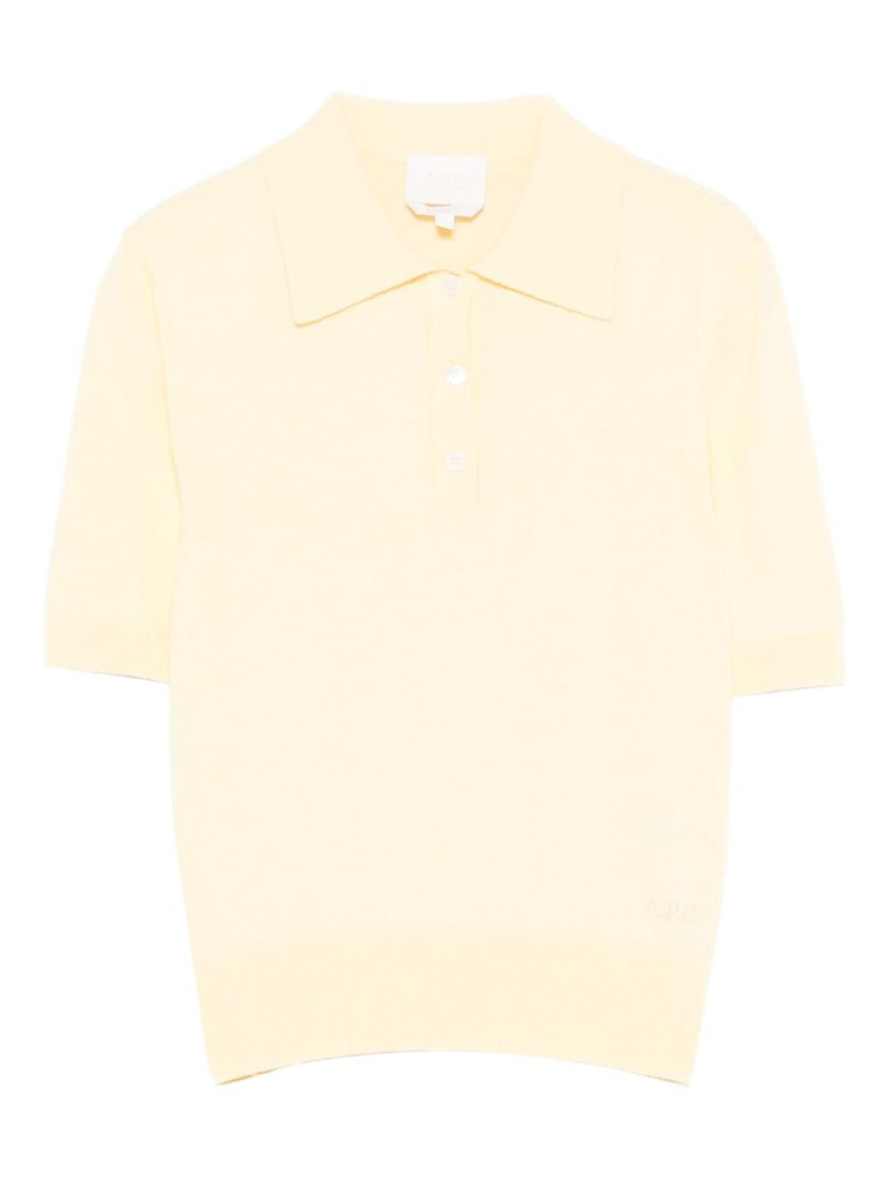 logo-detail polo top COEZJ F23479DAB A.P.C.