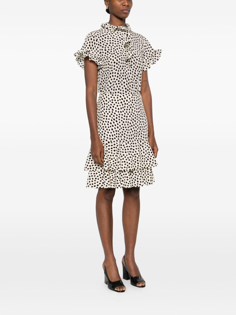 Polka dot ruffled skirt CH26SJU47306 94Q CHLOÉ