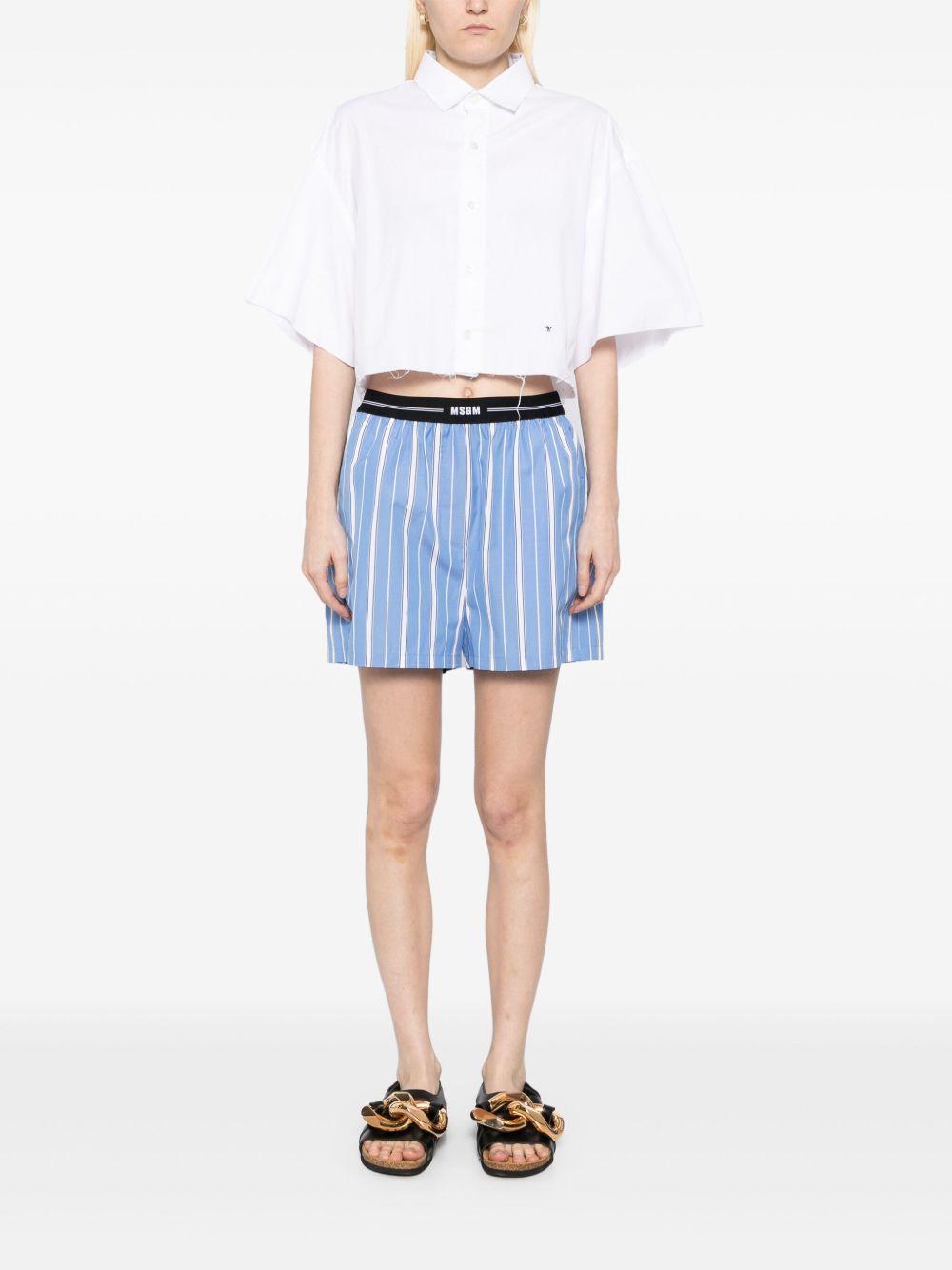 Striped shorts<BR/><BR/><BR/><BR/><BR/> 3841MDB08 25711785 MSGM