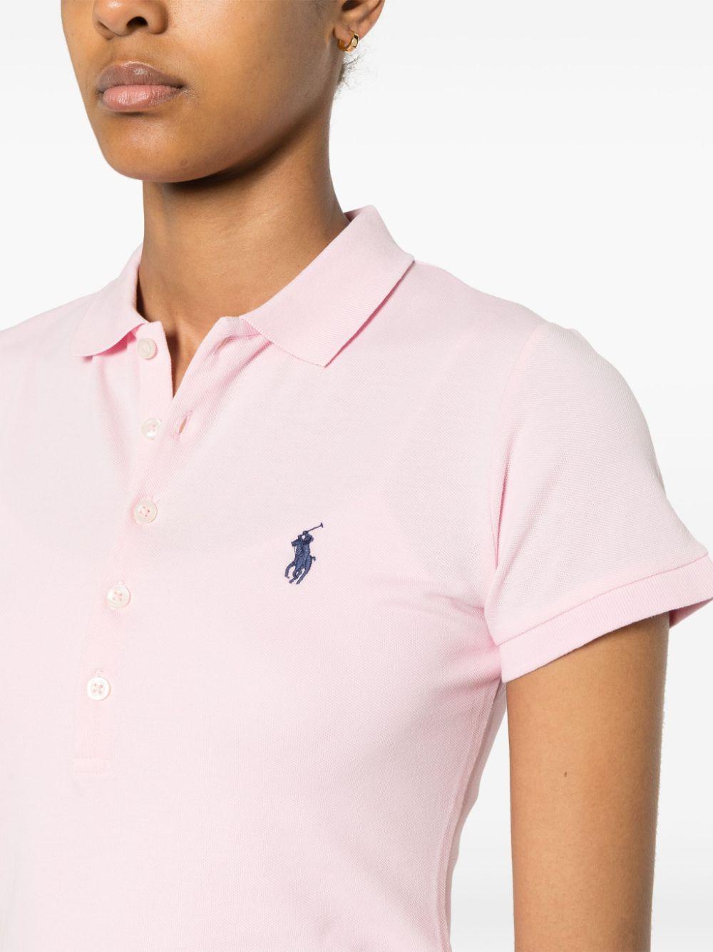 Polo Pony cotton polo shirt<BR/><BR/> 211870245003 SUNKISSED PINK POLO RALPH LAUREN