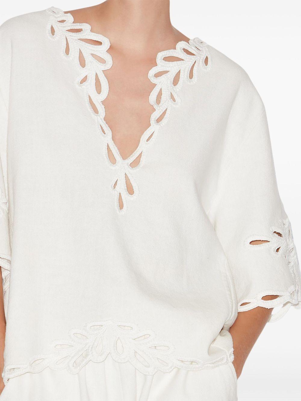 Shana top<BR/><BR/><BR/> HT0586FA C1J12E20WH MARANT ÉTOILE