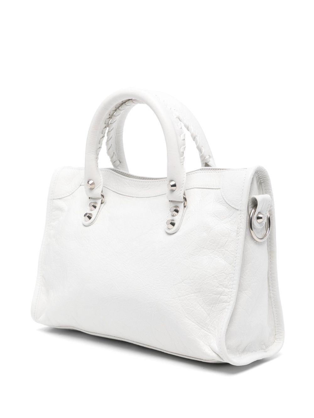 Small Le City leather tote bag<BR/><BR/> 811442 2AA9S9104 BALENCIAGA