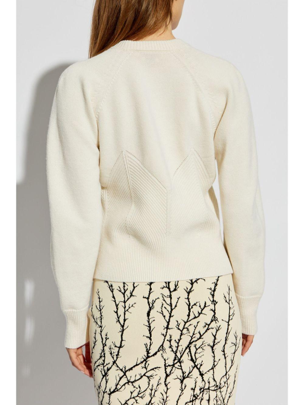 Geometric-pattern sweater<BR/><BR/><BR/> 798349 Q1BAP9004 ALEXANDER MCQUEEN