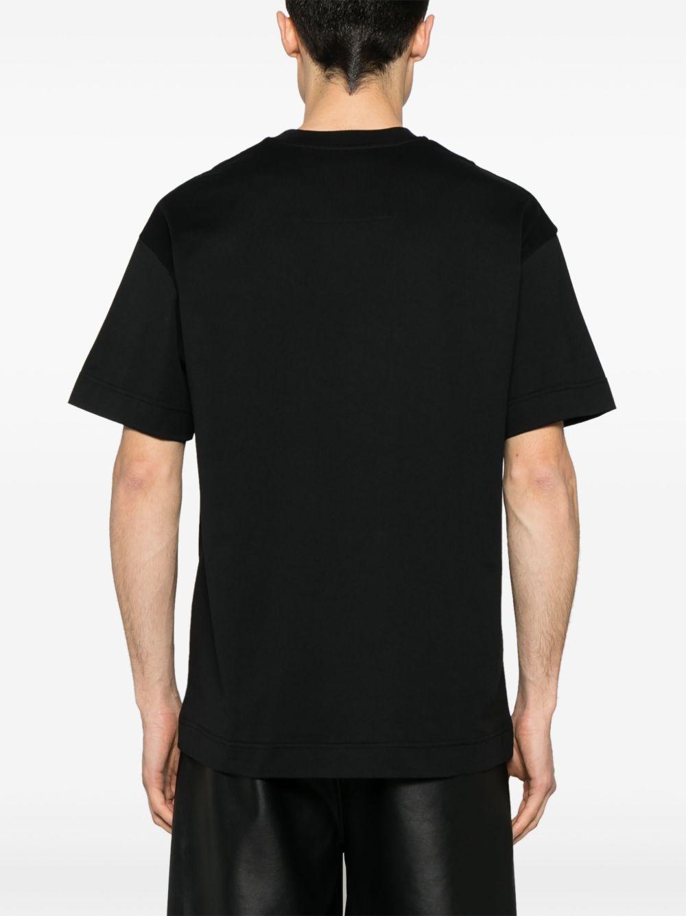 Unicorns-embroidered cotton T-shirt<BR/><BR/> BM71MG3YQ7 001 GIVENCHY