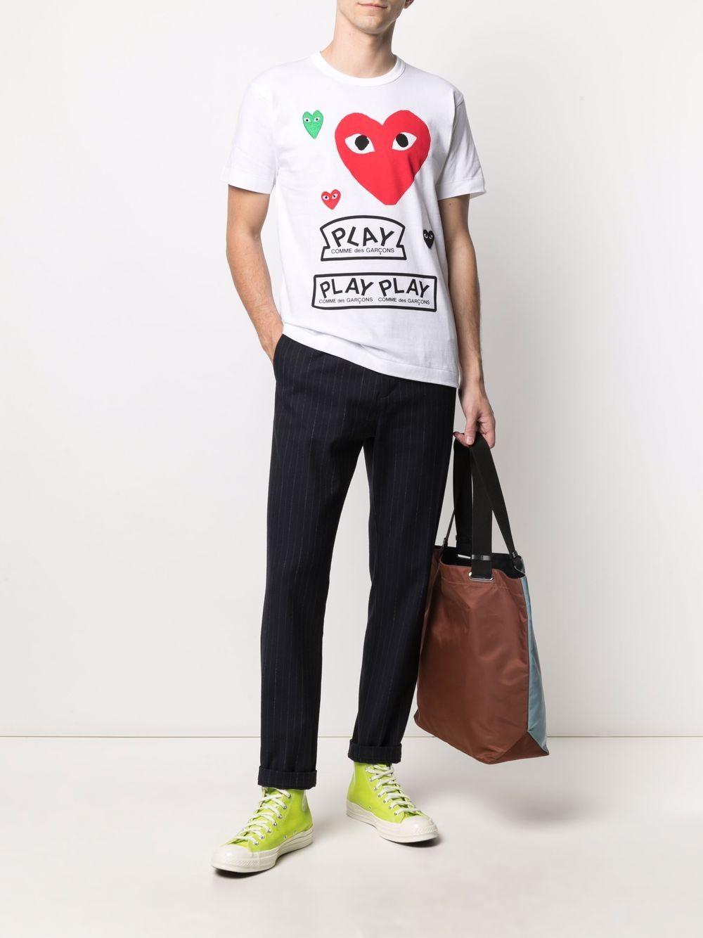 COMME des GARÇONS PLAY x Converse AXT280051WHITE