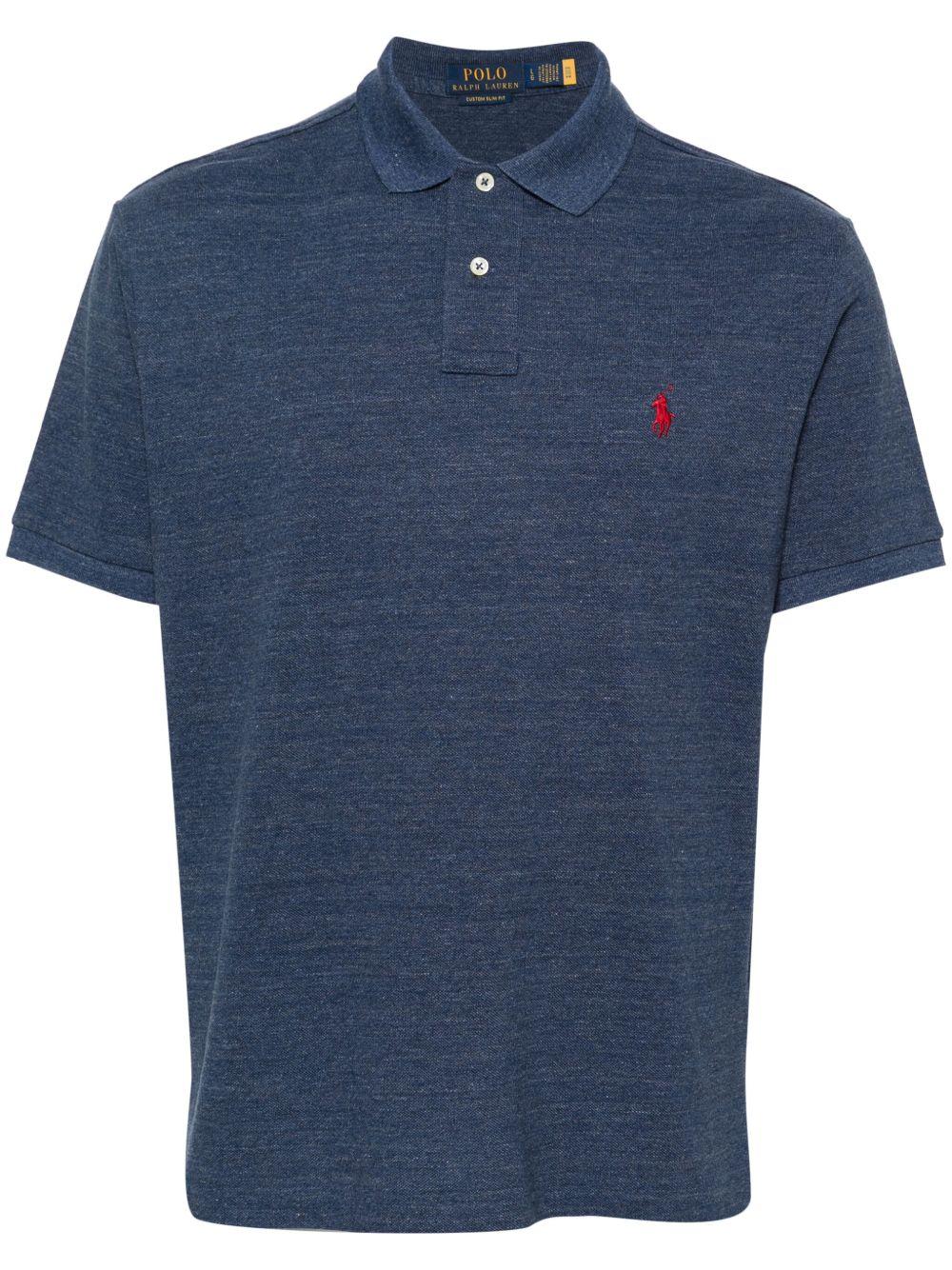 Polo Pony cotton polo shirt<BR/><BR/> 710666998005 CLASSIC ROYAL HEATHER POLO RALPH LAUREN