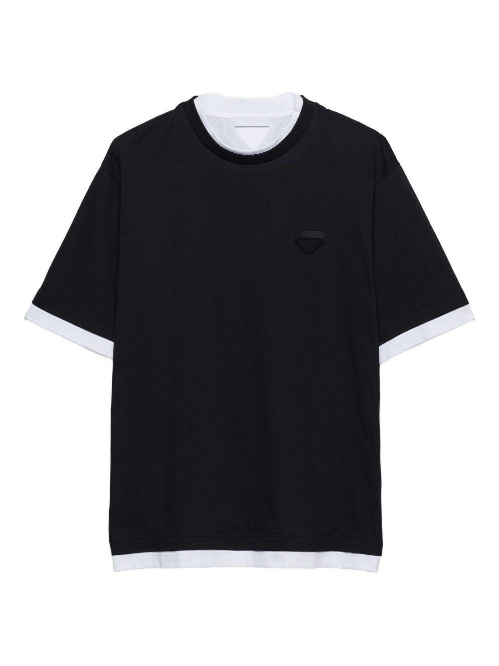 Cotton T-shirt UJN91211CD SWMOF0967 PRADA