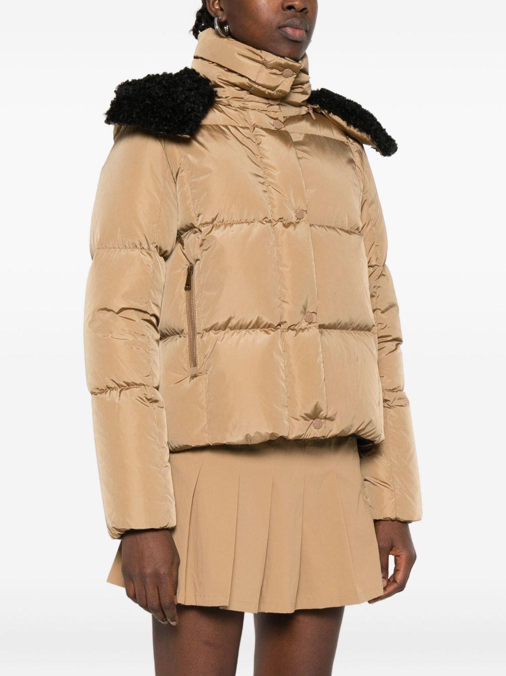Castelnou Square-Quilted Hooded Short Down Jacket K20931A00150 539ZD226 MONCLER