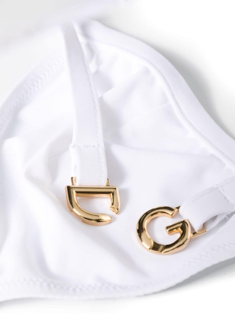 Logo-plaque triangle-cup bikini<BR/><BR/><BR/> O8B76J ONO12W0800 DOLCE & GABBANA