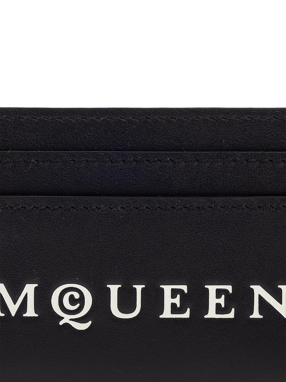 Logo Card Holder 836138 1AAU61080 ALEXANDER MCQUEEN