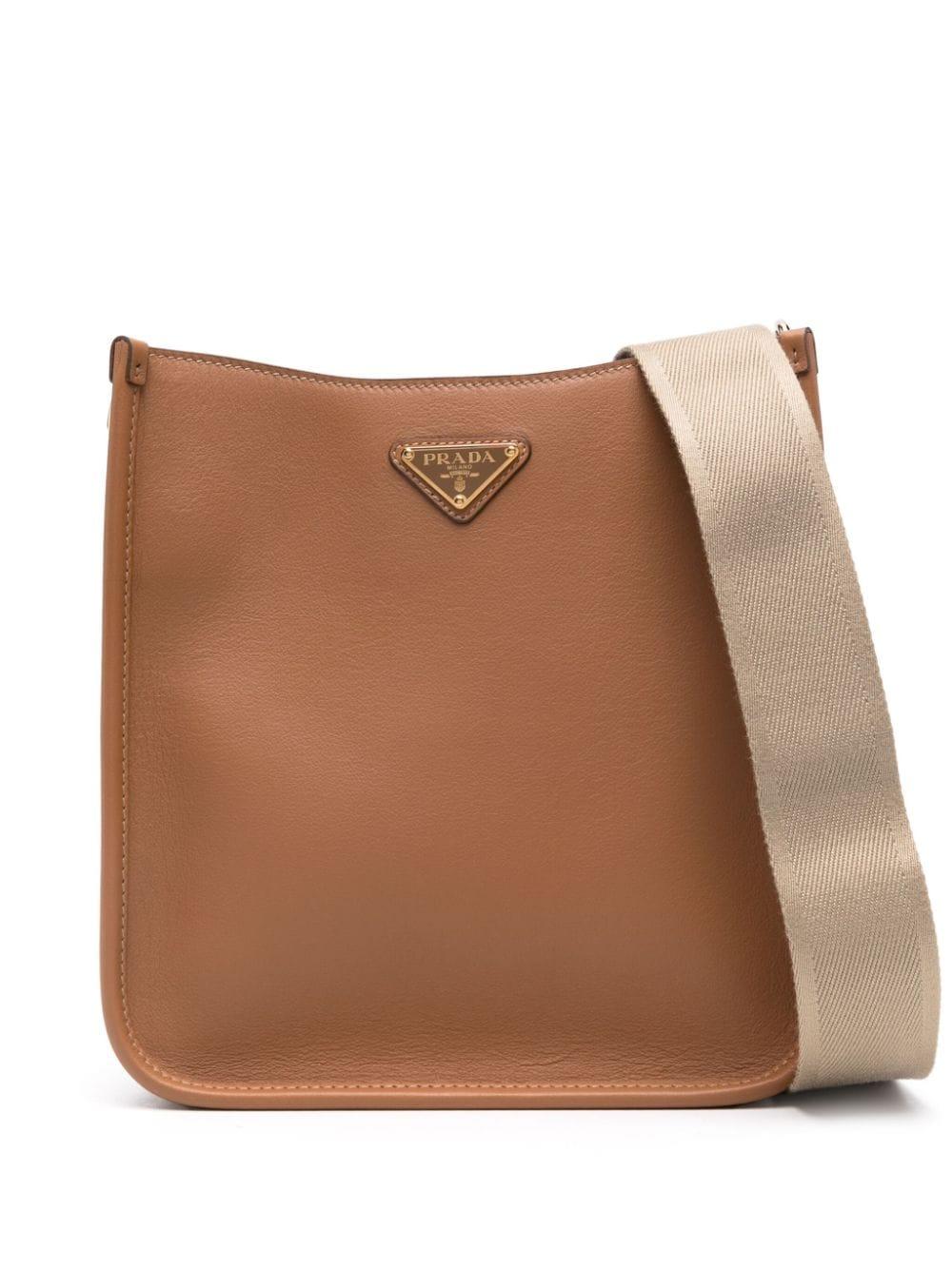 Triangle-logo cross body bag<BR/><BR/><BR/> 1BH219 2CYSF03BH PRADA