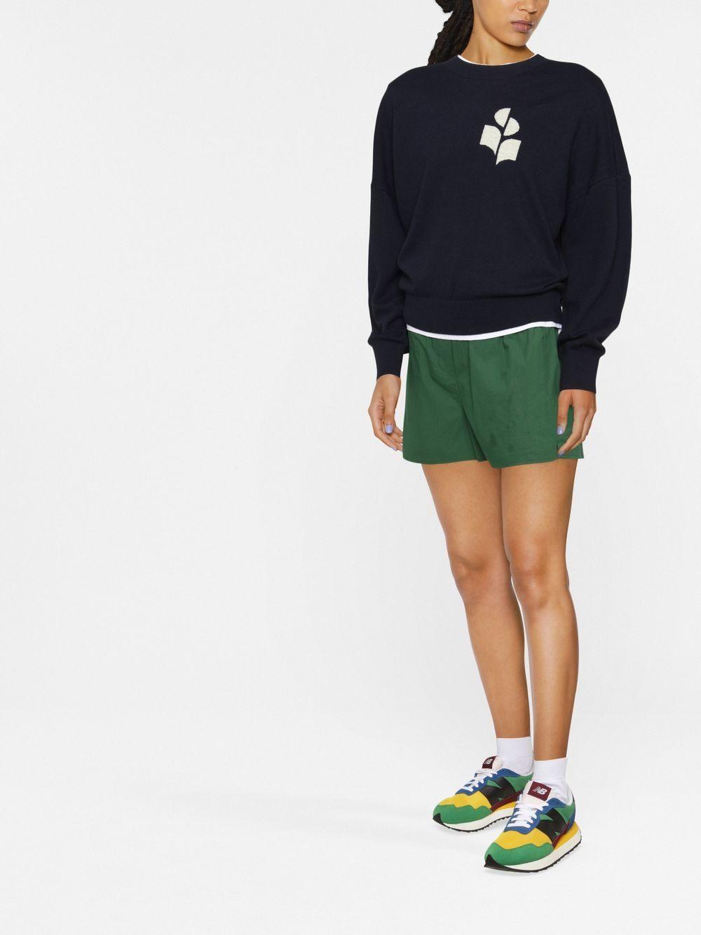 Marisans logo-intarsia jumper<BR/><BR/><BR/> PU0053FA A1X05E30MI MARANT ÉTOILE