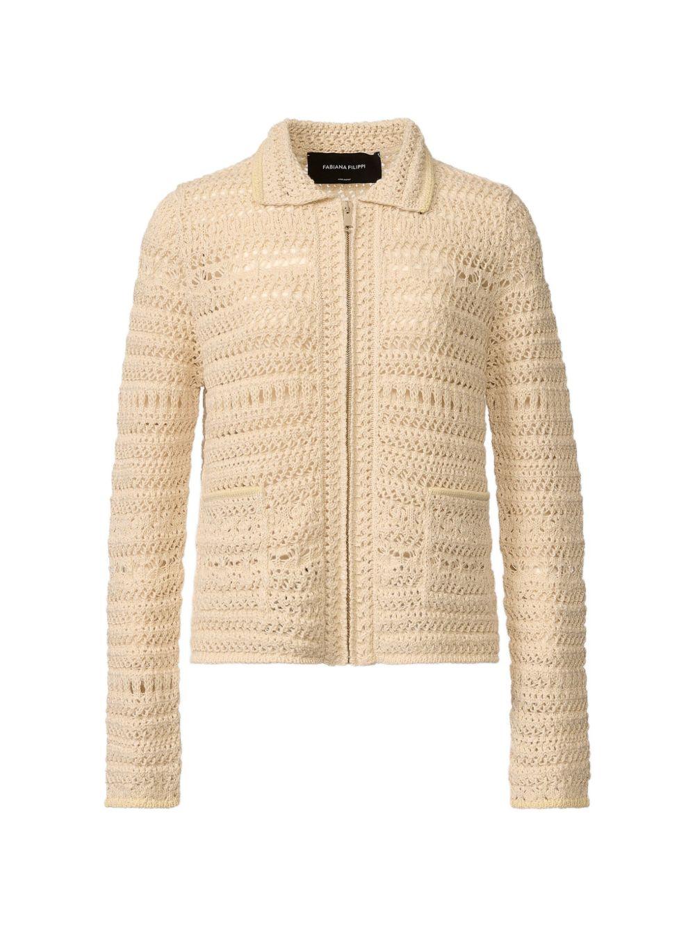 zip-up cardigan GCD266F204L735 0149 FABIANA FILIPPI