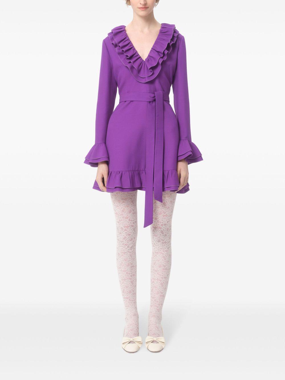 Crepe couture mini dress<BR/><BR/><BR/> 6B3VAES61CF R1B VALENTINO GARAVANI