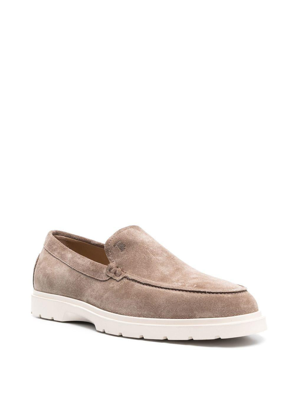 Suede slip-on loafers<BR/><BR/> XXM59K00040 M8WC413 TOD'S
