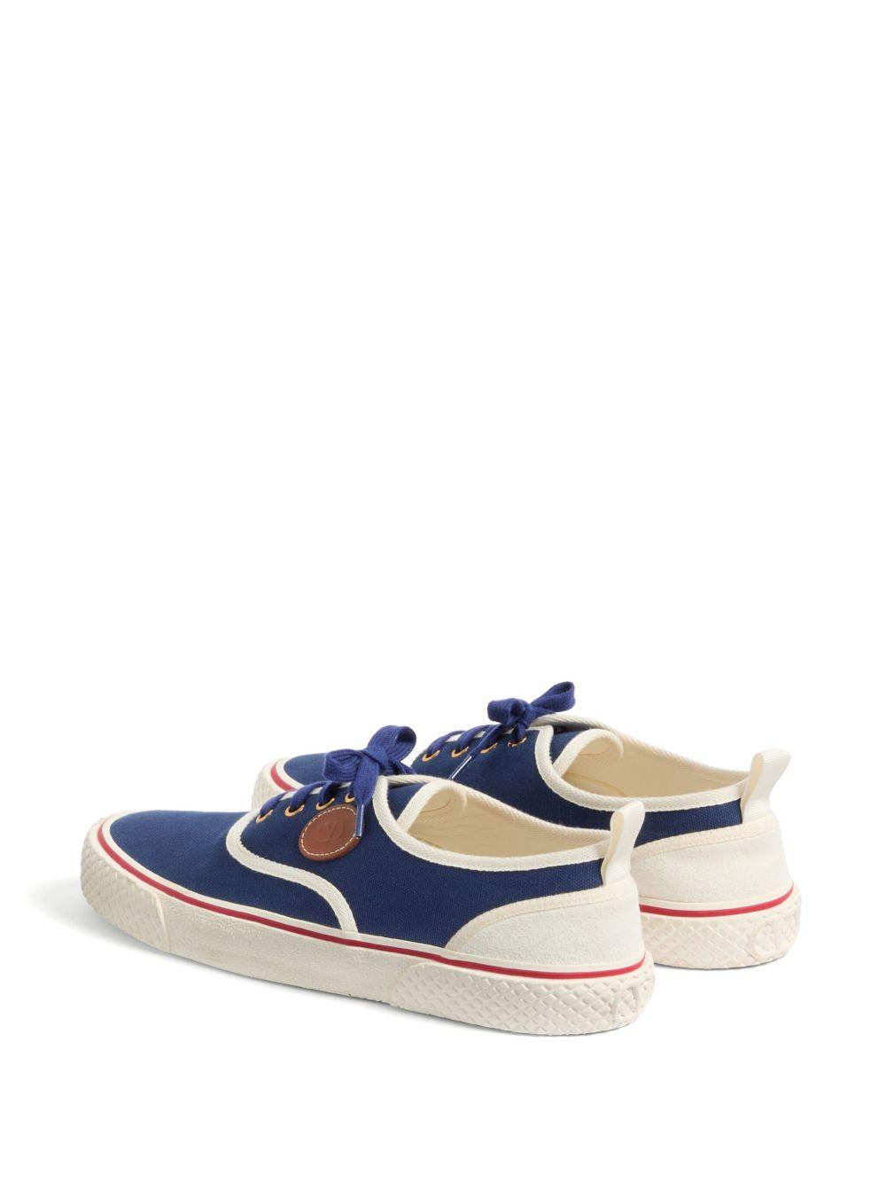 Indigo Nojoke Canvas Trainers<BR/><BR/><BR/> 6Y2S0J87YGT QZZ VALENTINO GARAVANI