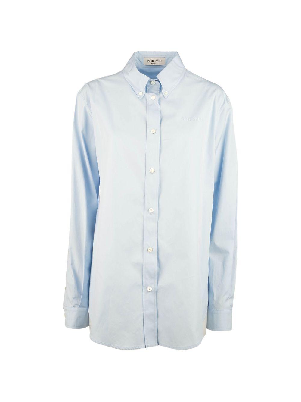 Poplin shirt MK169319SE S OOOF0013 MIU MIU