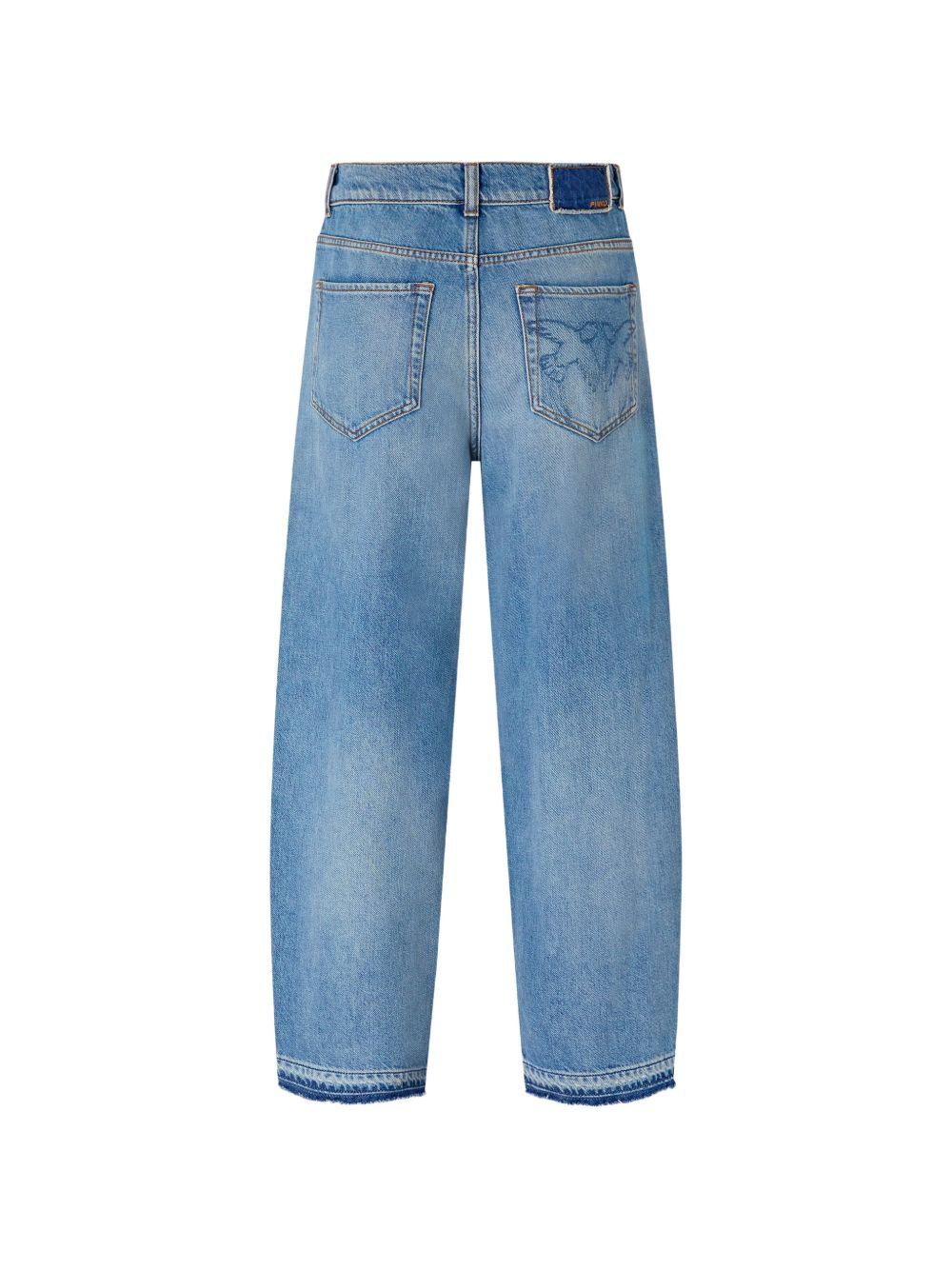 Balloon fit jeans with fading 103857 A341PJF PINKO