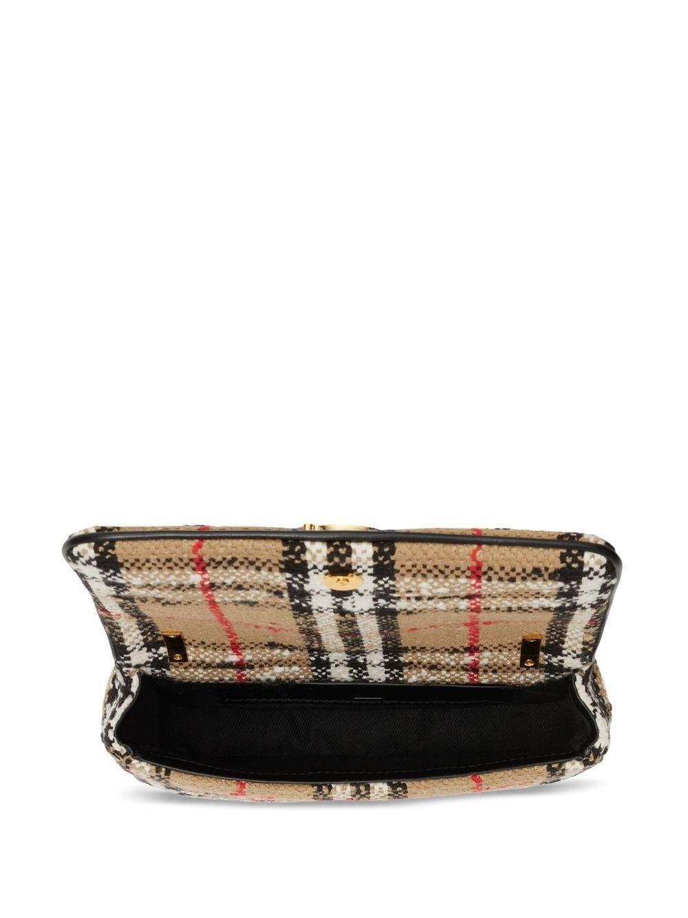 Vintage-check bouclé Lola bag 8063083 ARCHIVE BEIGE BURBERRY