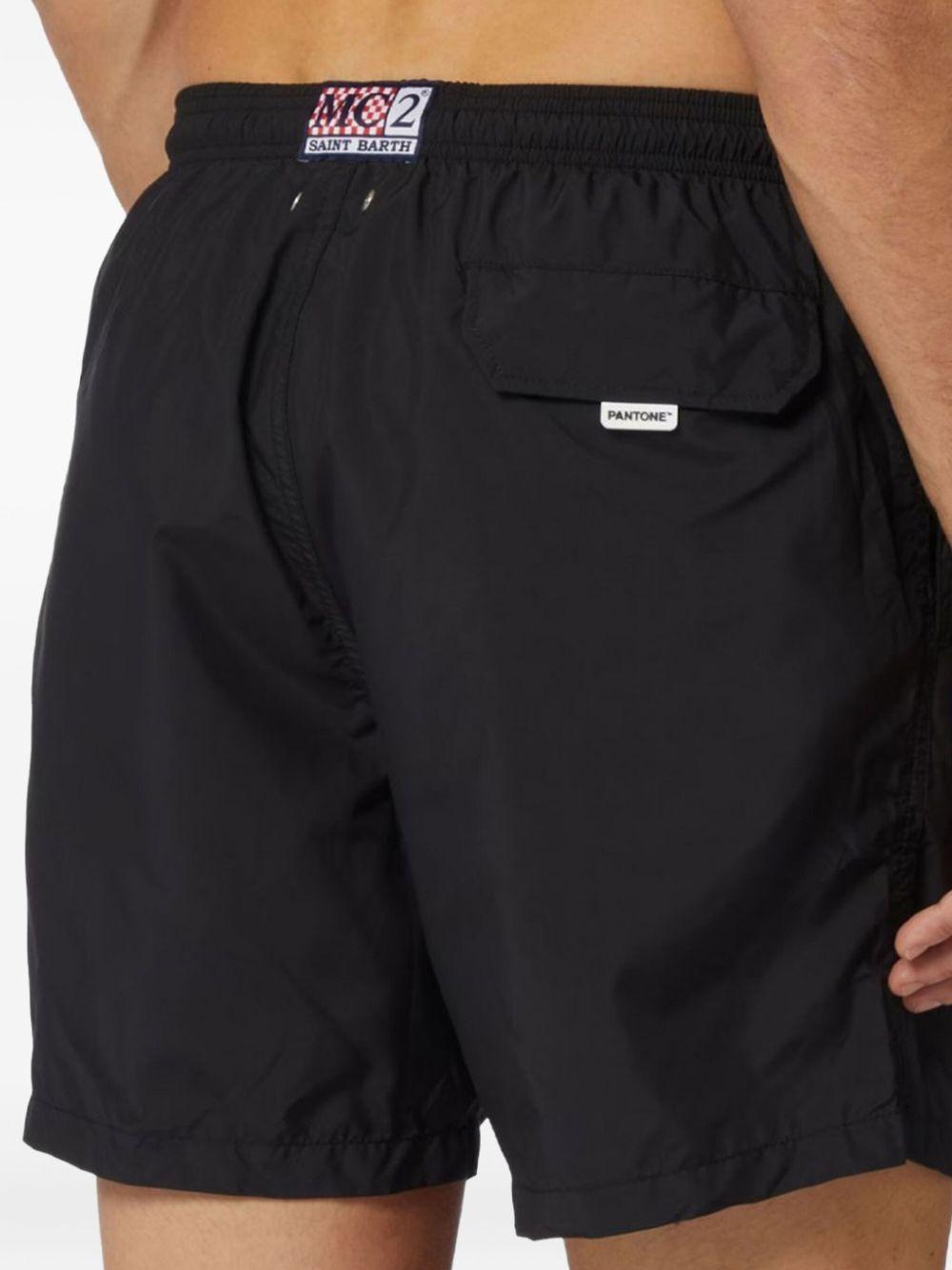 Swim shorts LIGHTING PANTONE 01609H00 BLACK PNT MC2 SAINT BARTH