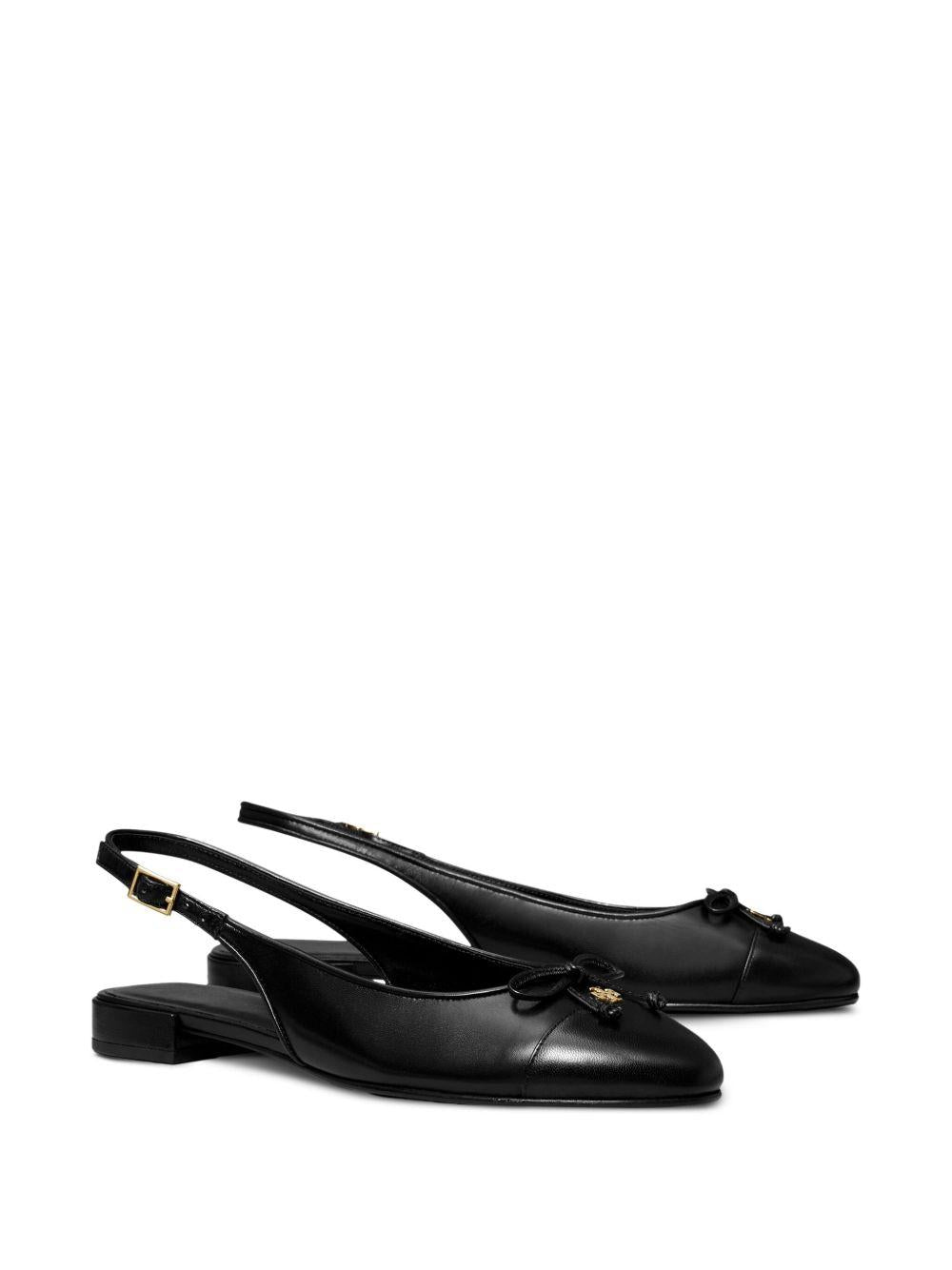 Logo paque ballerina shoes 166592 004 TORY BURCH