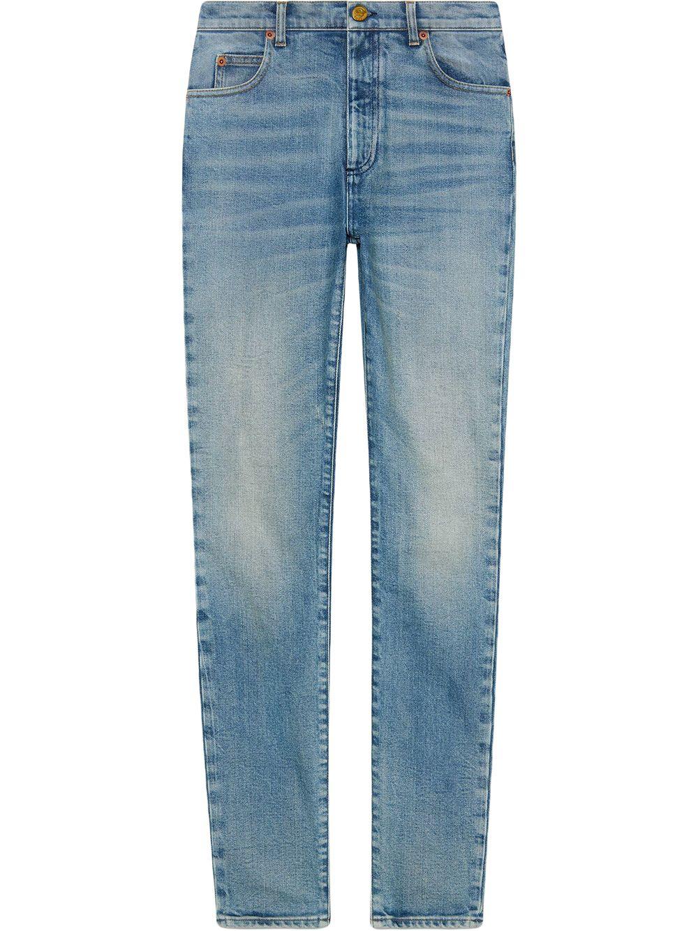 Jeans in denim taglio skinny 502797 XDAHY4206 GUCCI