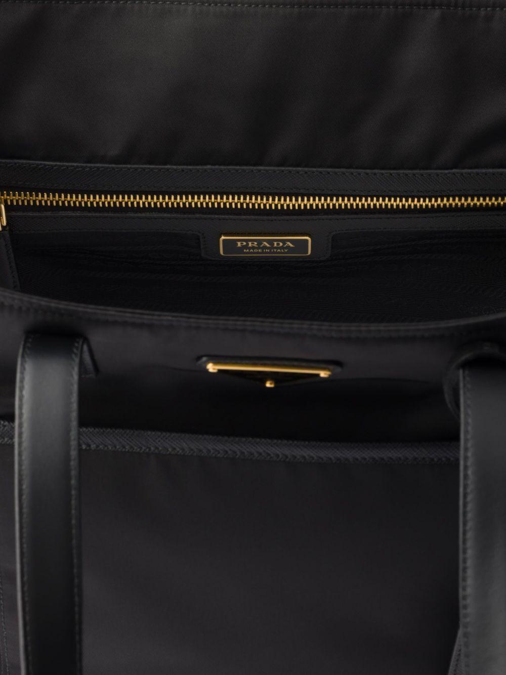 Prada Re-Edition 1978 medium Re-Nylon and Saffiano leather tote bag 1BG555R064 V-OOOF0002 PRADA