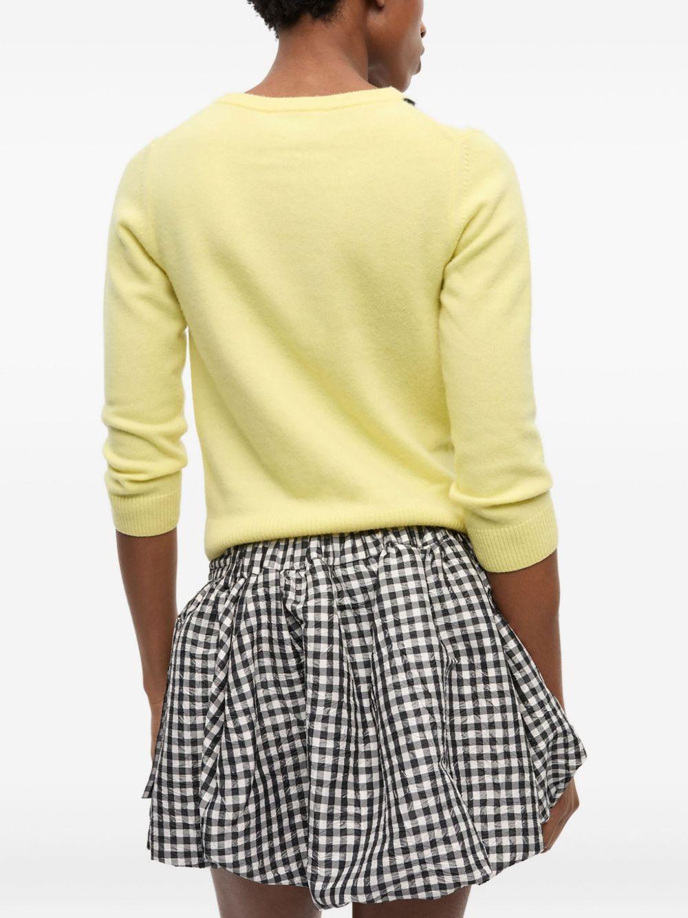 Check Cardigan K2533 122 GANNI