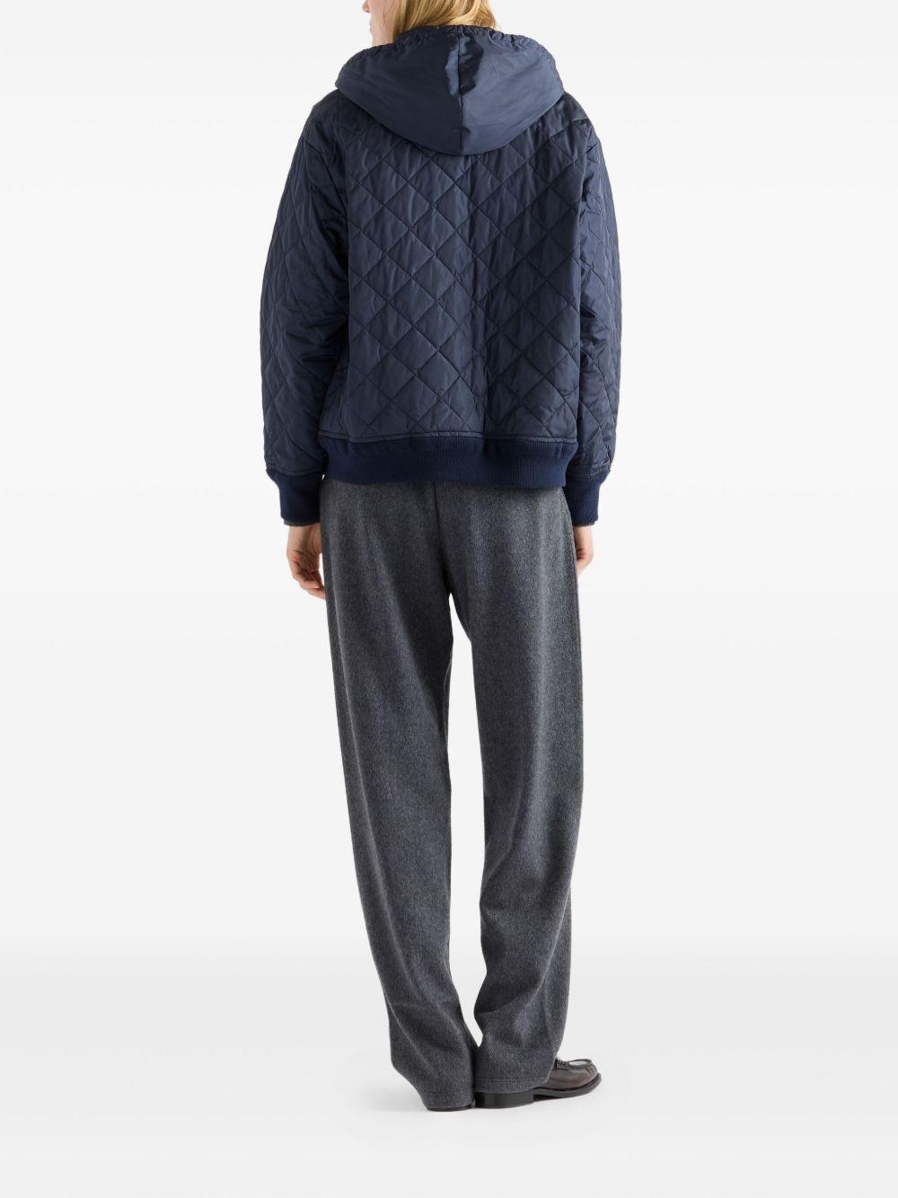 Re-Nylon blouson jacket with hood 2923301WQ9 S-OOOF0AIN PRADA