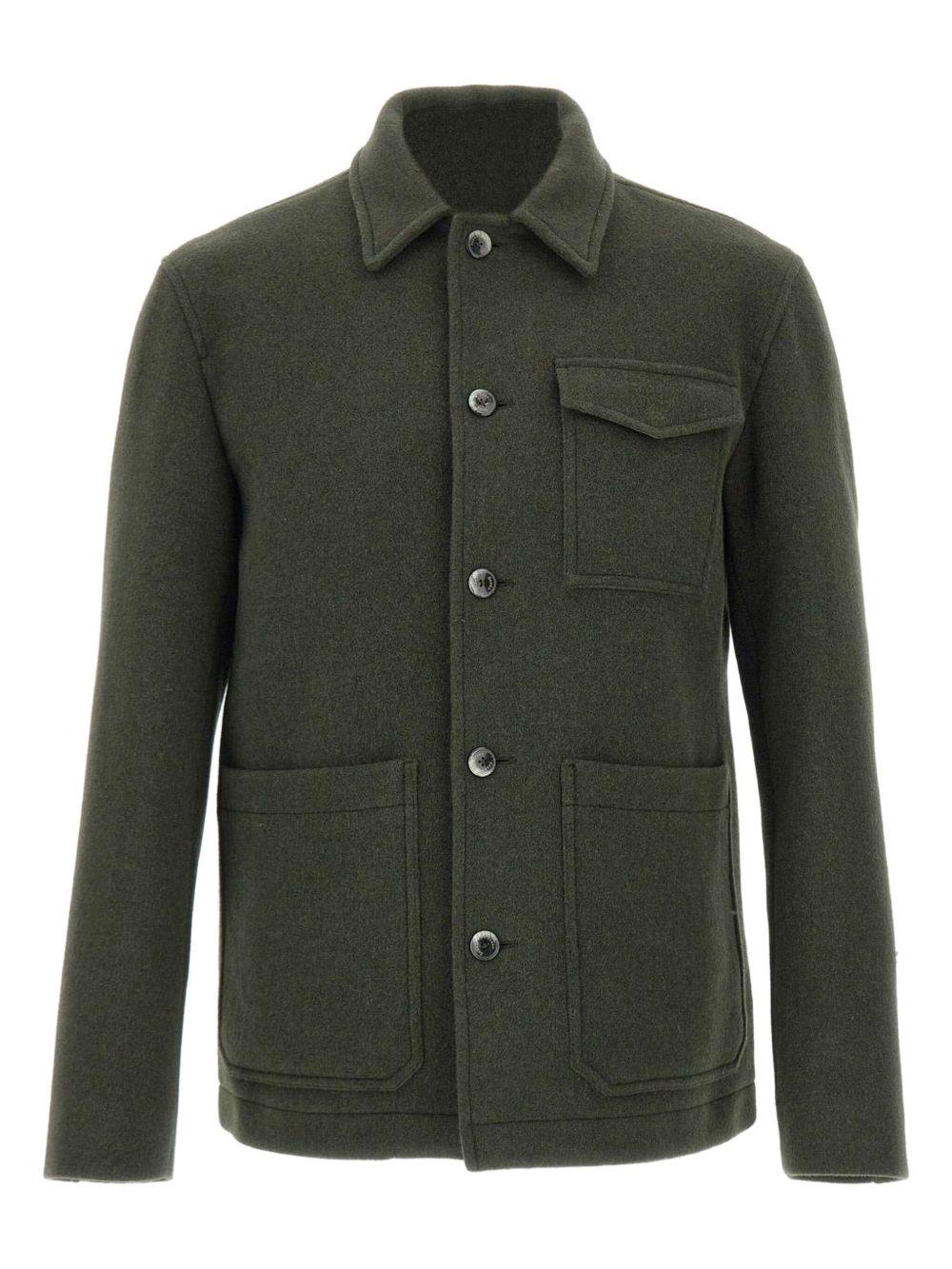 SOFT RECYCLED WOOL FIELD JACKET FI000138U 33475R7740 HERNO