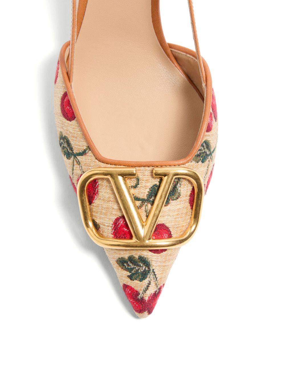 80mm VLogo Signature pumps<BR/><BR/><BR/> 6W0S0R01NNX 32H VALENTINO GARAVANI