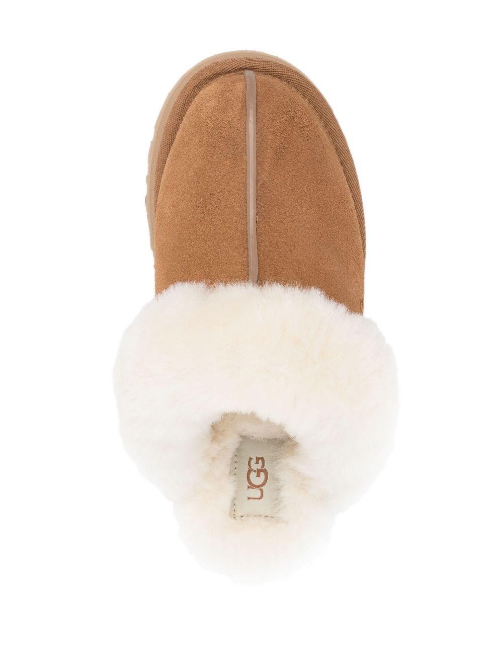 Beige suede Disquette suede slippers 1122550 CHE UGG