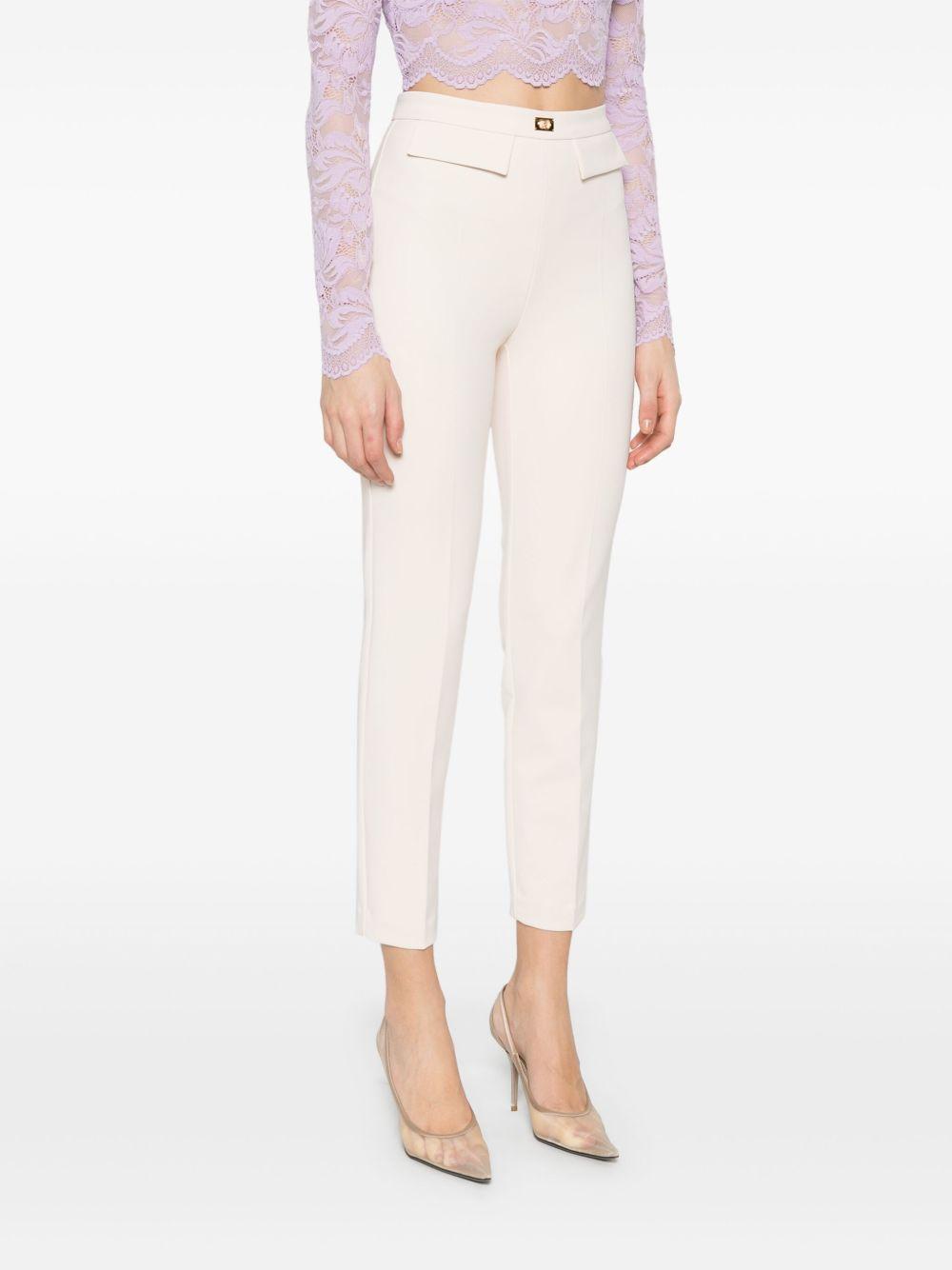 Crepe tapered trousers<BR/><BR/><BR/> PA07751E2 193 ELISABETTA FRANCHI