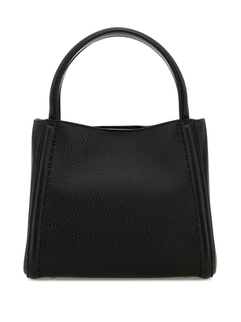 Leather tote bag<BR/><BR/><BR/> 6W2B0R22IMZ 0NO VALENTINO GARAVANI