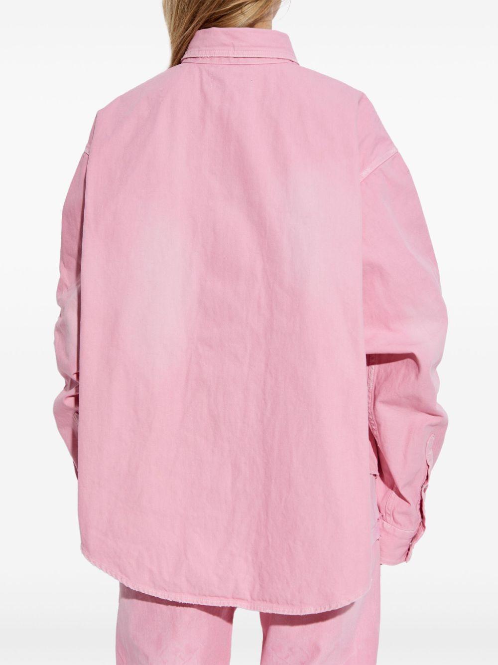 Logo-embroidered shirt<BR/><BR/><BR/> 822840 TRWB12014 BALENCIAGA