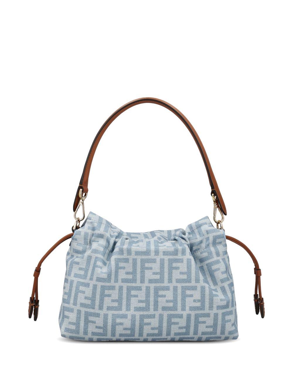 Mamma Baguette Medium denim bag 8BR833 AY6QF1WM6 FENDI