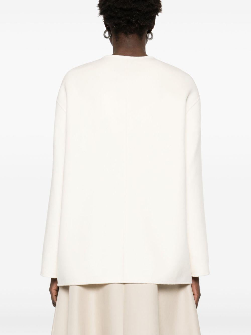 Mandarin double-faced wool jacket 414 11083 RÓHE
