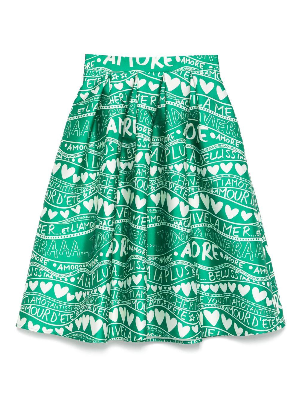Midi skirt AE-SK01-DU 017ONDE ALESSANDRO ENRIQUEZ
