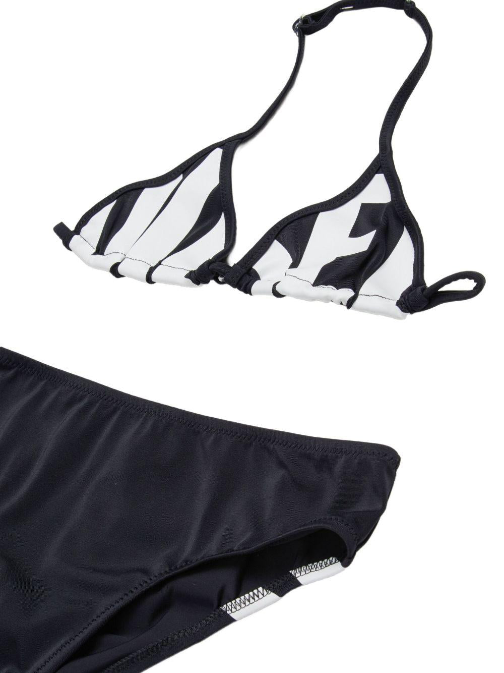 Bikini in solid colour with maxi logo J02717 KYAG8K900 DIESEL KIDS