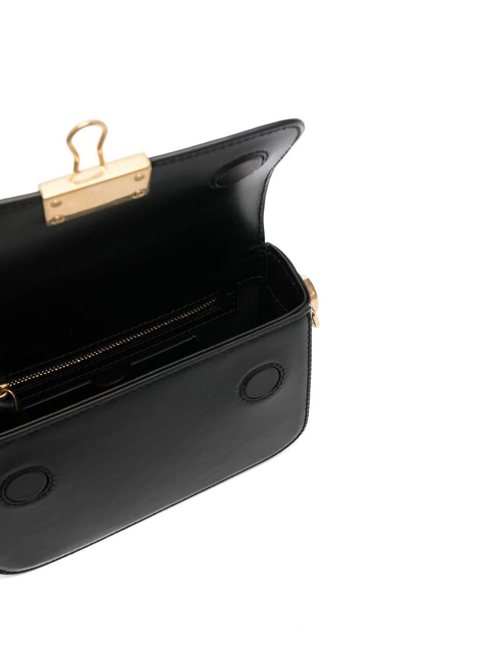 Small Binder shoulder bag<BR/><BR/><BR/> OWNN118S23LEA001 1000 OFF-WHITE