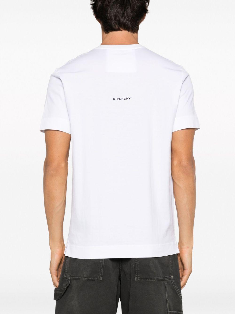 Logo-embroidered cotton T-shirt<BR/><BR/><BR/> BM716G3YCD. 100 GIVENCHY
