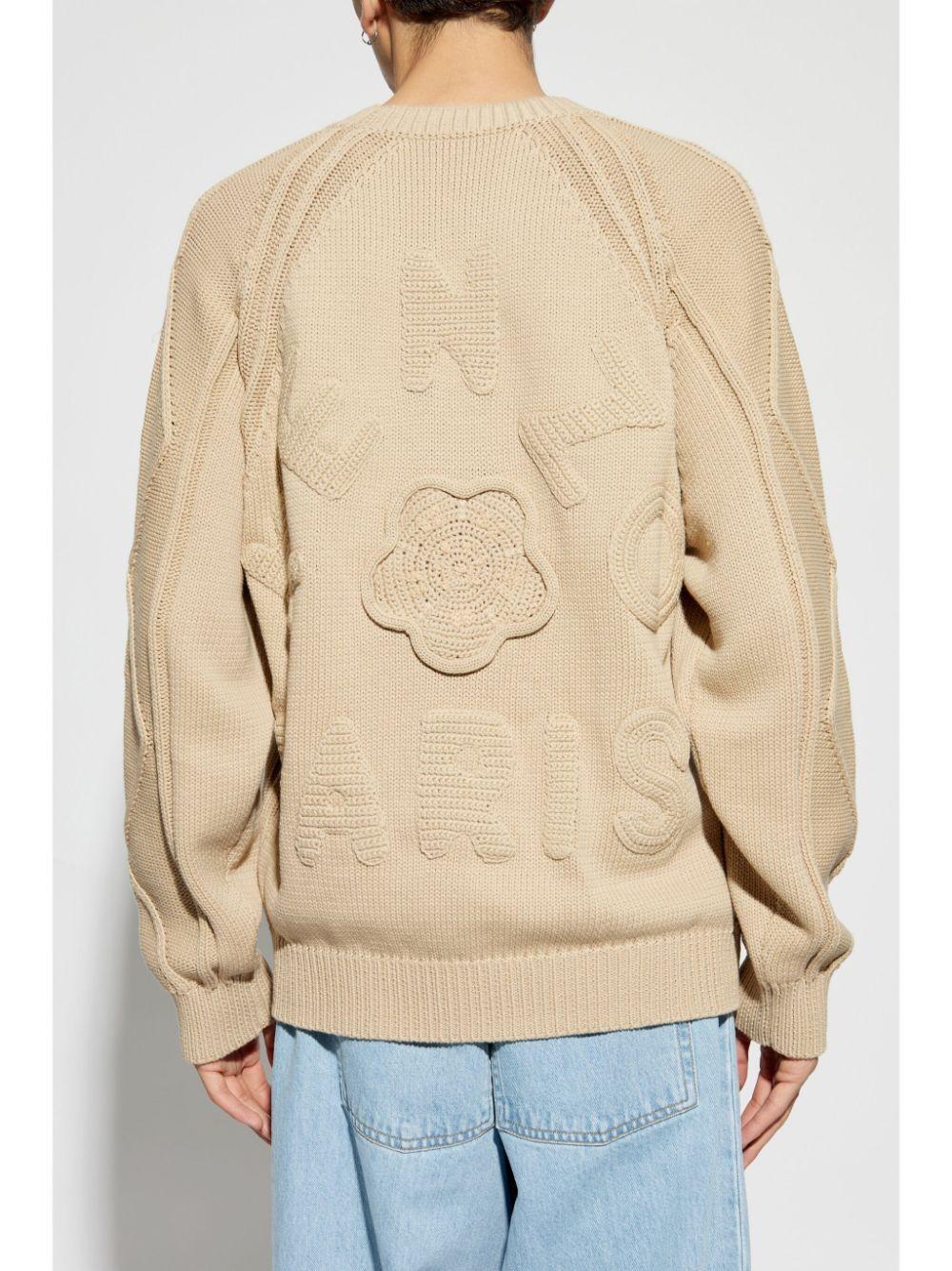 Boke Flower appiqué jumper<BR/><BR/><BR/> FE65PU4813CF 11 KENZO