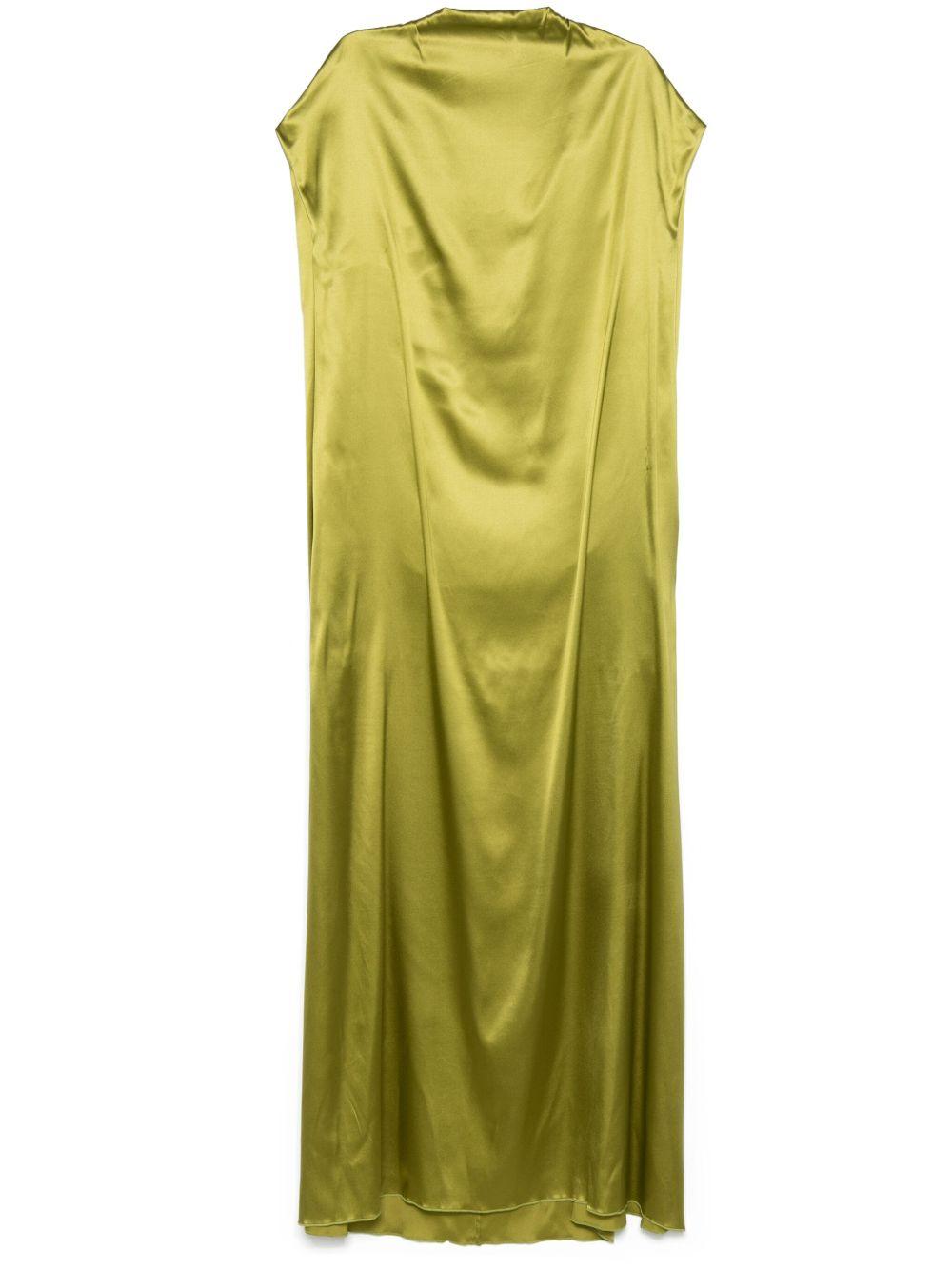 Satin maxi dress<BR/> 011035 1032607 DRIES VAN NOTEN