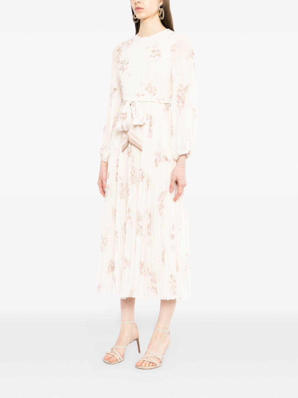 Sunray Long Sleeve Dress 0581DS26R CRF ZIMMERMANN