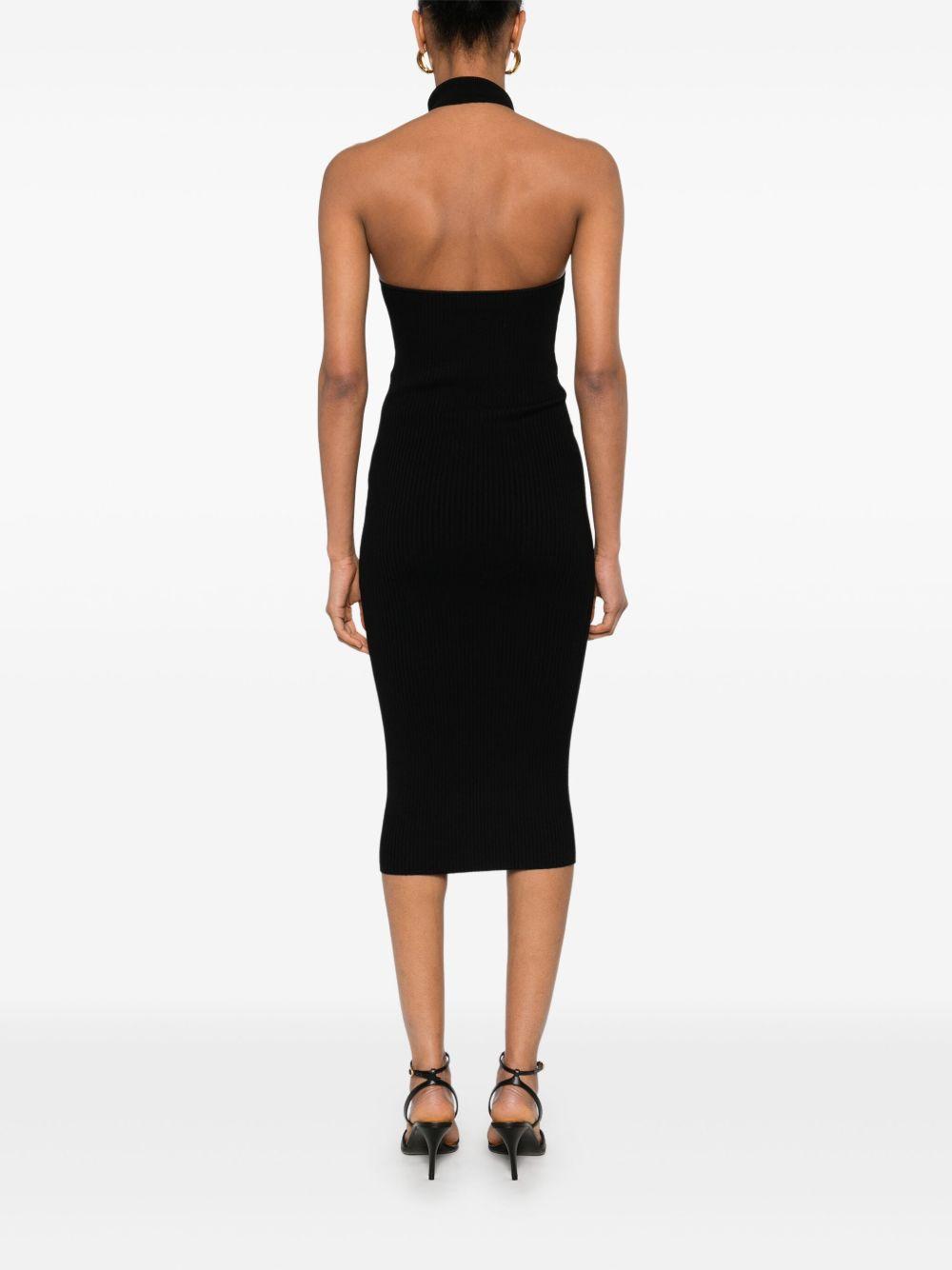 Ribbed-knit dress<BR/><BR/><BR/> AM60S51E2 110 ELISABETTA FRANCHI